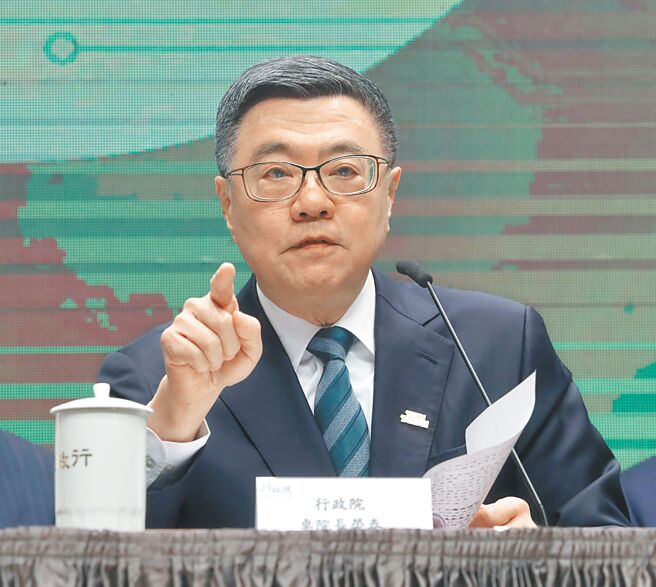 行政院長卓榮泰26日強調，好多藍委叫他下台，不如瀟灑一次提案倒閣。（本報資料照片）