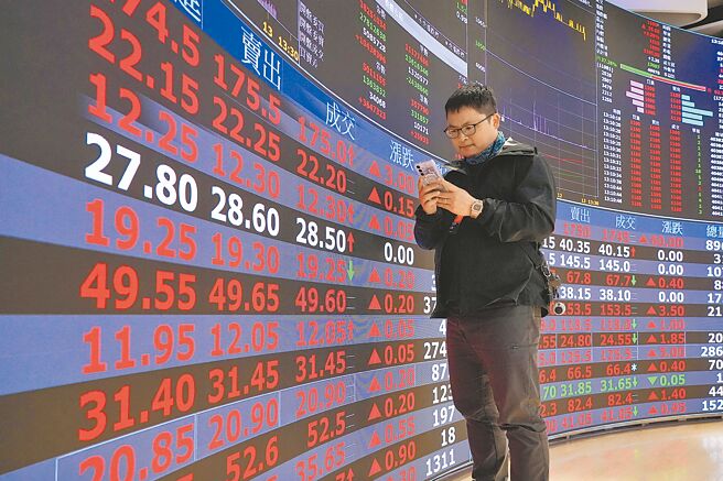 本周美国与欧洲央行决策会议及美股四大科技巨擘发布财报，均左右台股「开红盘」行情。图为股市示意图。（本报资料照片）