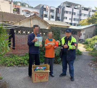 除夕暖心！員警自掏腰包助6旬零工男溫飽過年