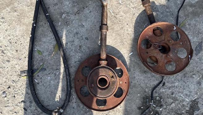 警方找回被偷的蒸籠及快速爐。（警方提供）