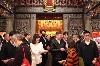 大年初一連拜4廟祈福　卓榮泰：積極促進朝野和諧團結