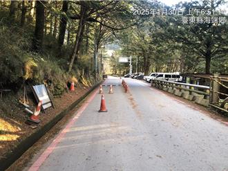 邊坡暫無災情 南橫台東栗園、摩天路段 戒護通行
