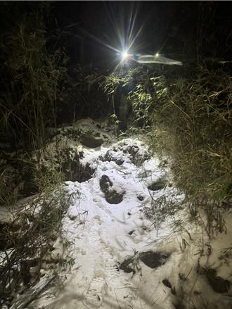 女山友冰天雪地失聯 救難人員連搜3天未果