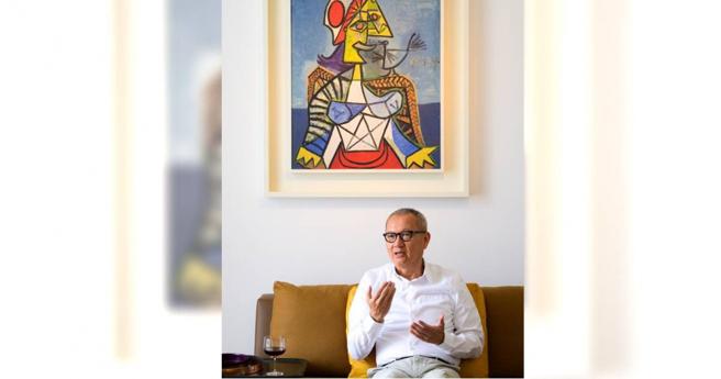 陈泰铭是有名的艺术品与红酒收藏家。（图／报系资料照）