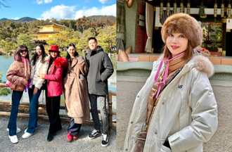 谢玲玲揪妹妹一家到日本过年 被问「眼睛是否人工过」她回答了