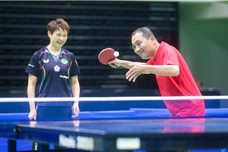2025雙北世壯運5月登場 侯友宜報名桌球 與奧運國手特訓中