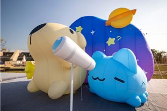 南投燈會貓貓蟲咖波陪過年 無人機群飛、煙火秀震撼登場