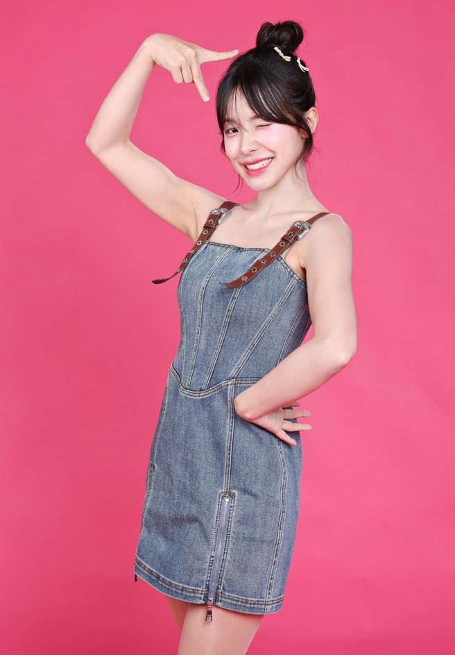 韩籍啦啦队女神李多慧个性亲民，深受粉丝喜爱。（陈俊吉摄影）