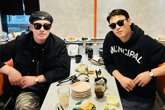 男星潘玮柏(左)和名表收藏家Zach Lu。（图／翻摄潘玮柏 IG）