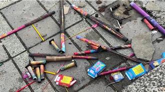 过年放鞭炮酿10多起火警 台东消防人员疲于奔命