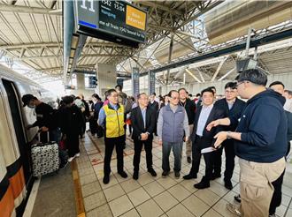 雙鐵春節運量增逾17％ 交通部視察迎疏運高峰