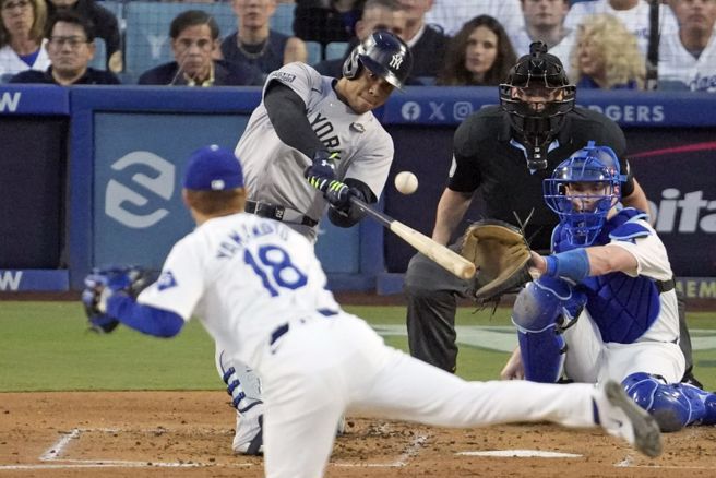 前洋基打者索托十分擅長選球。（美聯社資料照）