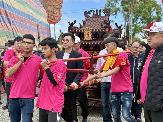 新社「九庄妈」绕境祈福活动1日登场。（台中市政府提供／冯惠宜台中传真）