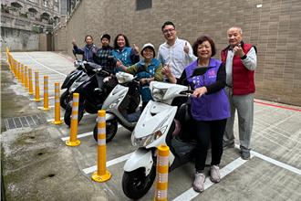 蘆竹營盤里新增39格免費機車格 緩解違停亂象