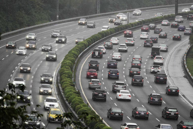 收假日国5下午高乘载管制，苏花改北向路肩开放大客车通行。（示意图／本报资料照）