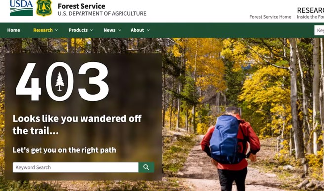 美國農業部網站上的氣候變遷資源頁面已經被撤。(圖/美國農業部)