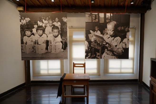 展場互動拍照區。(照片/臺北市政府教育局提供)