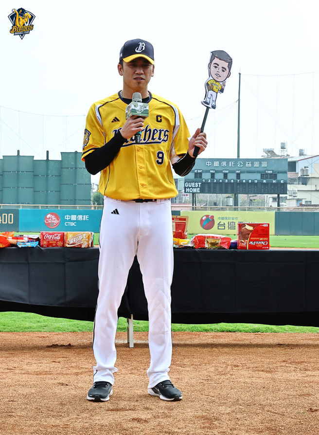 中信兄弟队长王威晨。（中信兄弟提供）