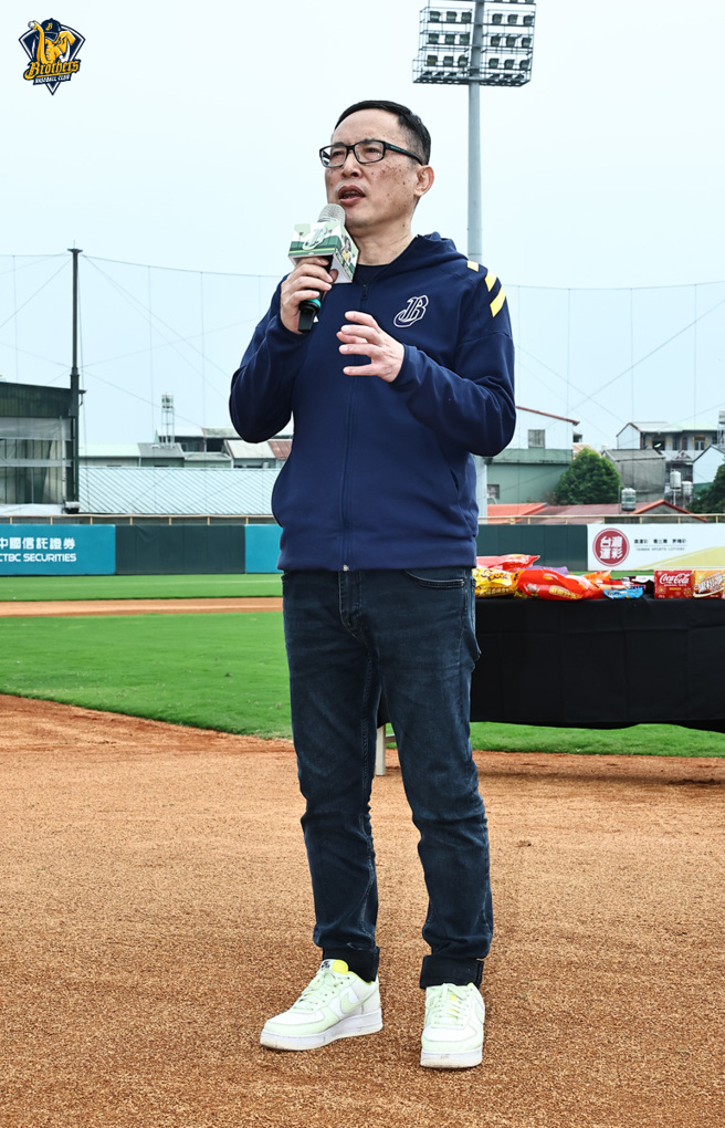 中信兄弟领队刘志威。（中信兄弟提供）