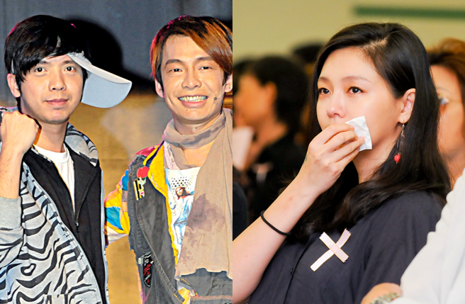 小炳（左图左）哀悼大S，并感谢大S当年金援哥哥大炳（左图右）一事。（图／中时资料照）