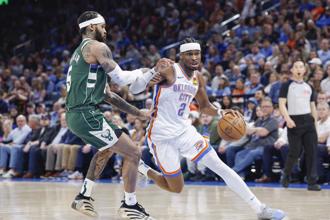 NBA》單節僅得9分 雷霆依舊狂贏公鹿29分