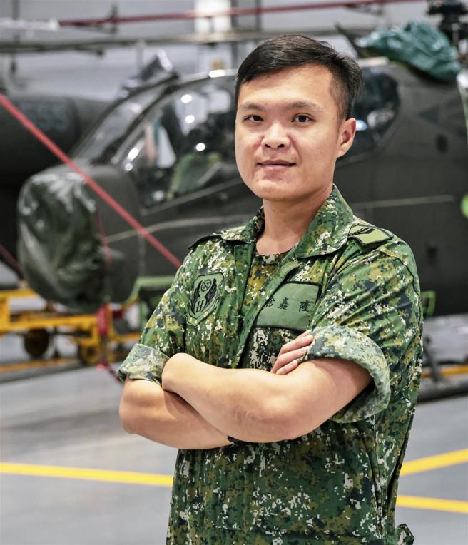 徐嘉隆士官長。（記者謝承宏攝）