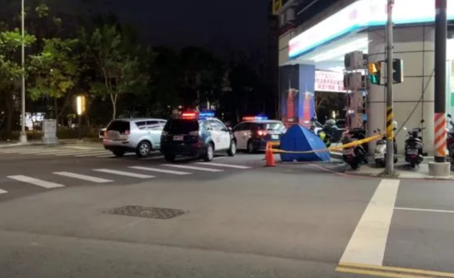 台中酒店女会计下班坠高楼惨死。（翻摄中天新闻）