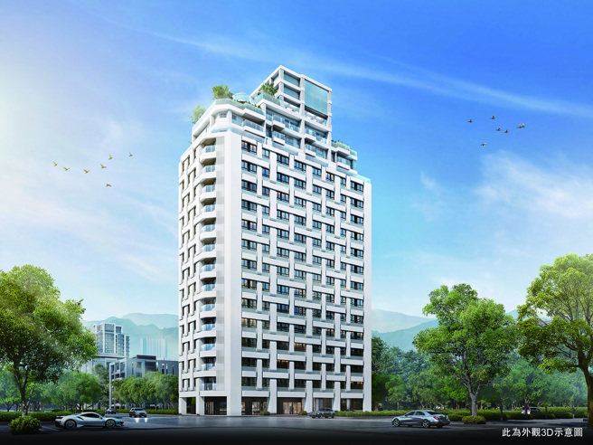 寶舖建設台北市大安區指標新個案「寶舖全健築-知行」(圖/寶舖建設提供)