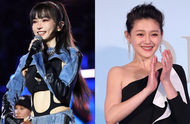 谢金燕（左）见到大S离世消息后，直呼：「我们是如此脆弱！」（图／谢金燕FB、中时资料照）