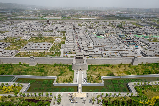 晉陽城遺址位於大陸山西太原市，曾當過9個朝代、政權的首都。（圖／中新社）