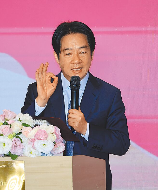 赖清德总统3日出席「2025大陆台商春节活动」时提及，在国际情势变化多端的时刻，两岸应该要好好对话、交流，达到和平的目标。（刘宗龙摄）