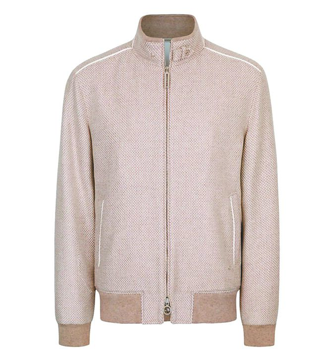 Stefano Ricci米白色羊毛外套，20萬8000元。（Stefano Ricci提供）