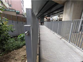 台68線武陵路橋下增設14公尺人行便橋 正式完工啟用