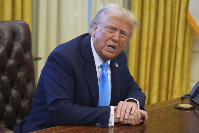 傳川普政府已開始起草一項行政命令，以廢除美國教育部。（圖／美聯社）