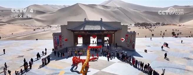 陸文旅春節消費38.34兆元增長17.08％。（大陸央視）