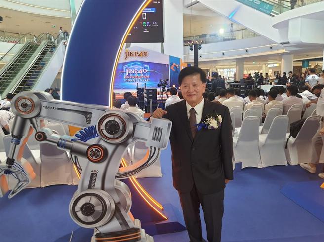 jpp-KY董事會授權董事長鍾國松在航太領域洽談合作夥伴。圖／李淑惠