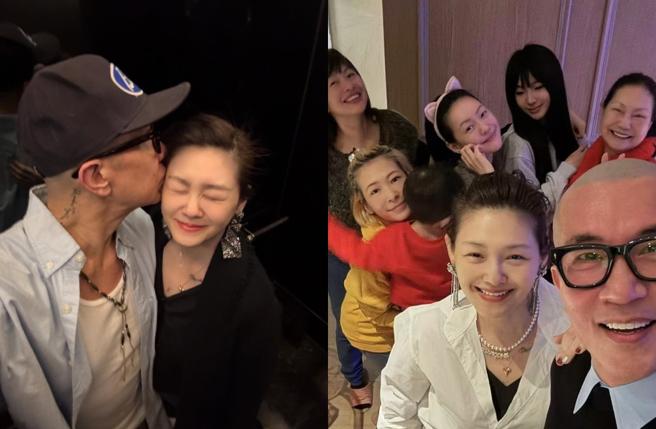 大S时隔20年与具俊晔相聚，今年跨年时一家人还团圆庆祝。（图／具俊晔IG）