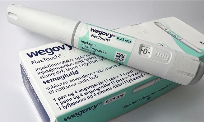 諾和諾德旗下產品「Wegovy」注射針劑（圖／路透社）