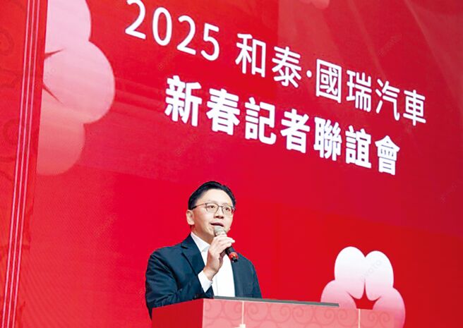 和泰车总经理苏纯兴看今年车市持稳45万辆。图／业者提供