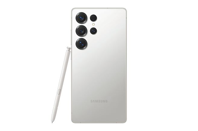 虾皮购物三星Galaxy S25旗舰系列新机，新机售价2万7900元起，图为Galaxy S25 Ultra钛灰。（虾皮购物提供）