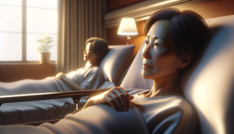 从小到大仅见过几次面 孩子不想养50岁中风妈