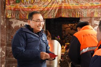 侯友宜淡水慰問清潔隊員 宣布調升觀摩活動經費