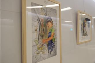 「彩繪希望」巡展亞東醫院登場 以畫筆訴說生命故事