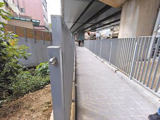 竹市武陵橋下人行便橋啟用