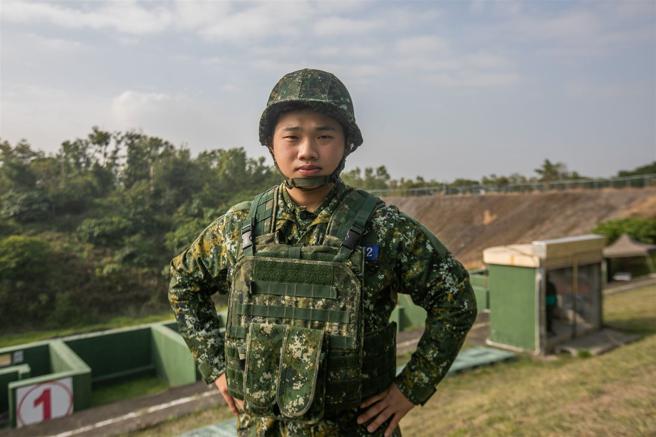 古宇皓二兵。（記者林睿奕攝）