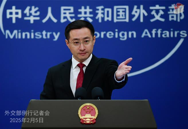 中国外交部发言人林剑。图／中国外交部官网