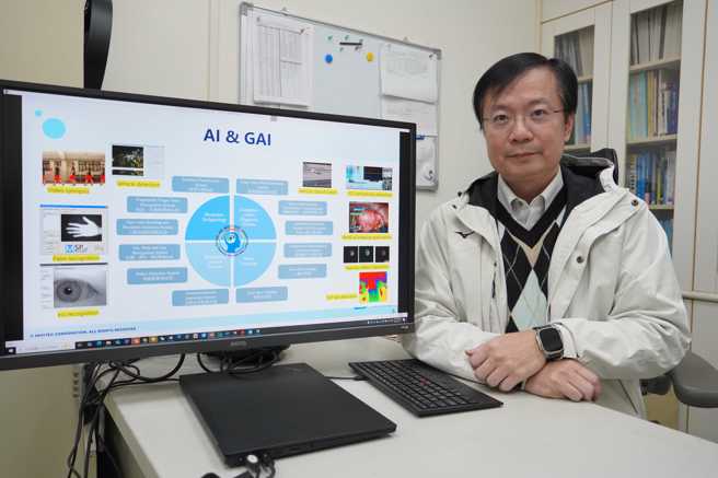 臺科大电机系特聘教授郭景明投身人工智慧领域的创新发展，致力打造AI工具扩散平台，降低国民使用AI工具的技术门槛，让非专业背景的用户也能轻松构建专属的AI解决方案，在2025年获IEEE Fellow肯定。（照片/臺湾科技大学提供）