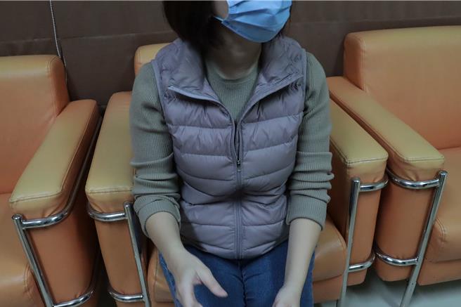 蔡女罹患甲狀腺機能亢進，脖子腫大，手術後恢復外觀，也讓她重拾自信。（彰化醫院提供／葉靜美彰化傳真）