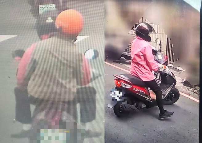 遭杀害的妇人被监视器拍下的最后身影，今天曝光。（翻摄画面）