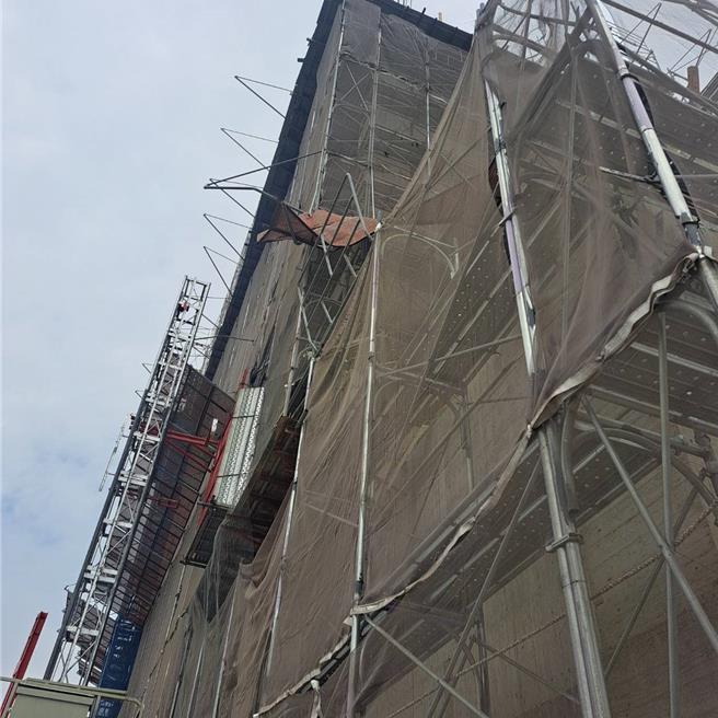 台中市南屯区惊传工安意外，造成1死1伤憾事。（民眾提供）